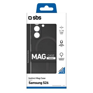 Etui SBS Instinct Mag na Samsung Galaxy S26 kompatybilne z MagSafe - czarne