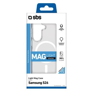 Etui ochronne SBS Cover Light Mag na Samsung Galaxy S26 Ultra kompatybilne z MagSafe - przezroczyste
