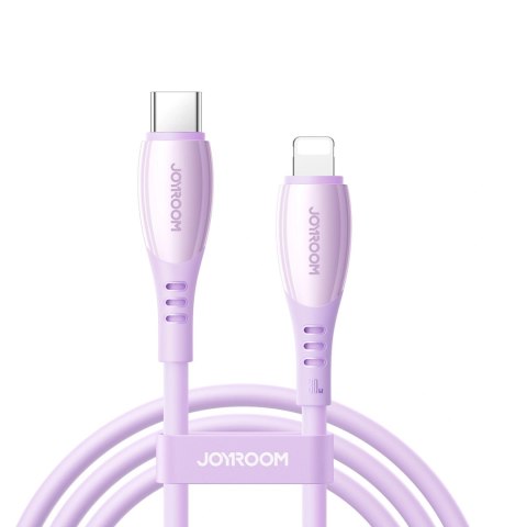 Kabel Joyroom S-A59 Vibrant Series 30W USB-C - Lightning 1,2m - fioletowy