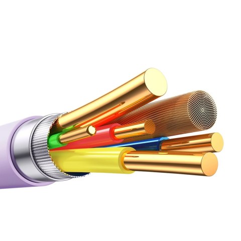 Kabel Joyroom S-A59 Vibrant Series 30W USB-C - Lightning 1,2m - fioletowy