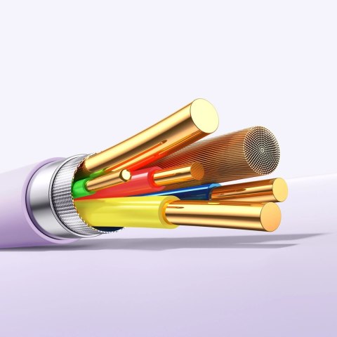 Kabel Joyroom S-A59 Vibrant Series 30W USB-C - Lightning 1,2m - fioletowy