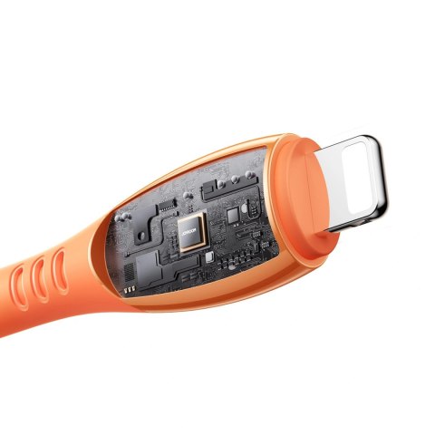 Kabel Joyroom S-A59 Vibrant Series 30W USB-C - Lightning 1,2m - pomarańczowy