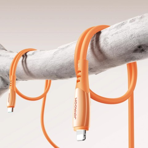 Kabel Joyroom S-A59 Vibrant Series 30W USB-C - Lightning 1,2m - pomarańczowy