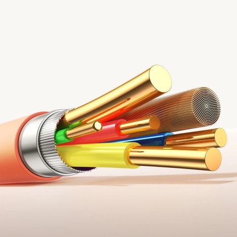 Kabel Joyroom S-A59 Vibrant Series 30W USB-C - Lightning 1,2m - pomarańczowy