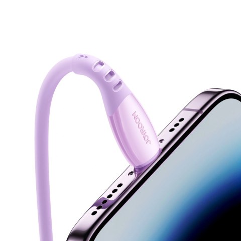 Kabel Joyroom S-A59 Vibrant Series 3A USB-A - Lightning 1,2m - fioletowy