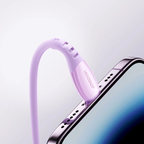 Kabel Joyroom S-A59 Vibrant Series 3A USB-A - Lightning 1,2m - fioletowy
