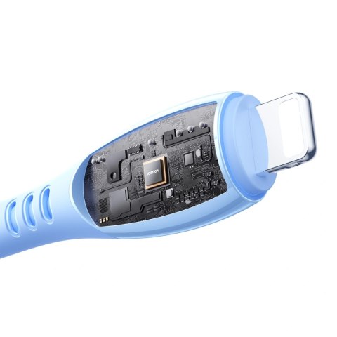 Kabel Joyroom S-A59 Vibrant Series 3A USB-A - Lightning 1,2m - niebieski