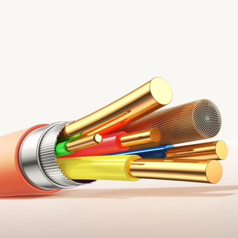 Kabel Joyroom S-A59 Vibrant Series 3A USB-A - Lightning 1,2m - pomarańczowy