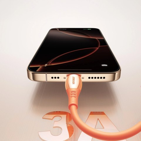Kabel Joyroom S-A59 Vibrant Series 3A USB-A - Lightning 1,2m - pomarańczowy