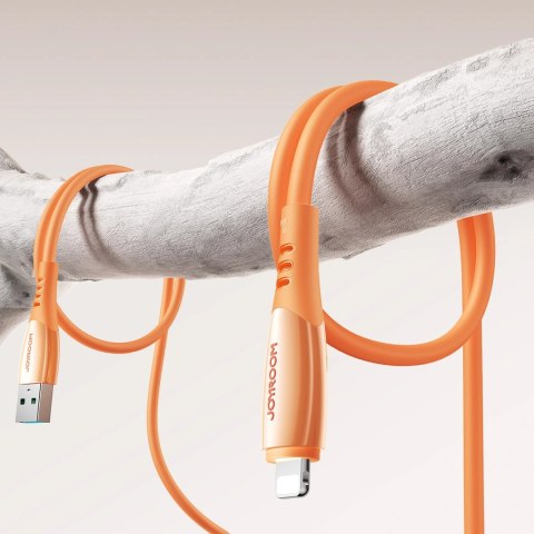 Kabel Joyroom S-A59 Vibrant Series 3A USB-A - Lightning 1,2m - pomarańczowy