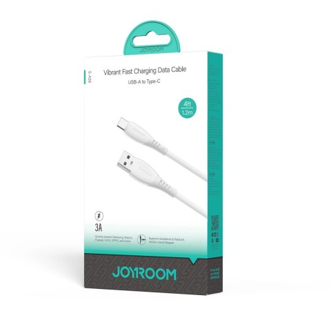 Kabel Joyroom S-A59 Vibrant Series 3A USB-A - USB-C 1,2m - biały