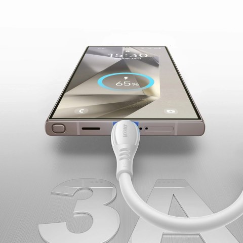 Kabel Joyroom S-A59 Vibrant Series 3A USB-A - USB-C 1,2m - biały
