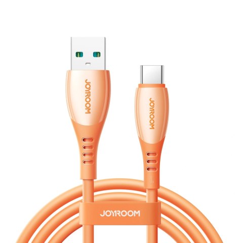 Kabel Joyroom S-A59 Vibrant Series 3A USB-A - USB-C 1,2m - pomarańczowy