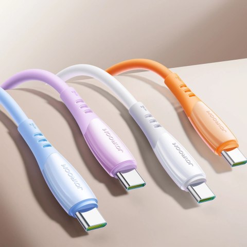 Kabel Joyroom S-A59 Vibrant Series 3A USB-A - USB-C 1,2m - pomarańczowy