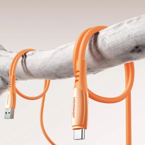 Kabel Joyroom S-A59 Vibrant Series 3A USB-A - USB-C 1,2m - pomarańczowy