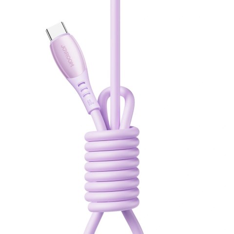 Kabel Joyroom S-A59 Vibrant Series 60W USB-C - USB-C 1,2m - fioletowy