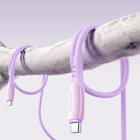 Kabel Joyroom S-A59 Vibrant Series 60W USB-C - USB-C 1,2m - fioletowy