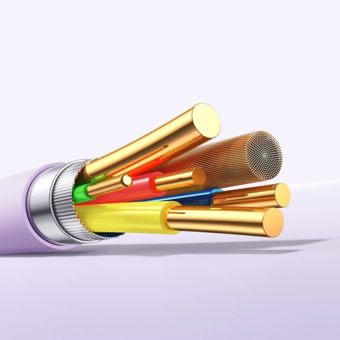 Kabel Joyroom S-A59 Vibrant Series 60W USB-C - USB-C 1,2m - fioletowy