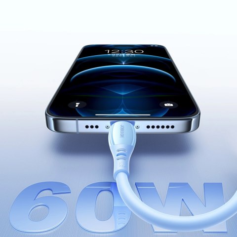 Kabel Joyroom S-A59 Vibrant Series 60W USB-C - USB-C 1,2m - niebieski