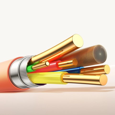 Kabel Joyroom S-A59 Vibrant Series 60W USB-C - USB-C 1,2m - pomarańczowy