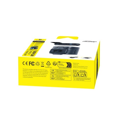 Kamera samochodowa Baseus PrimeTrip VD1 wideorejestrator 2K+1080p - czarna