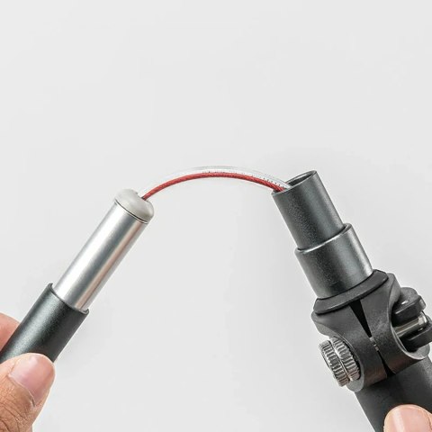 Kijek trekkingowy Qunature nordic walking aluminiowy 110 - 130 cm 1 szt. - brązowy