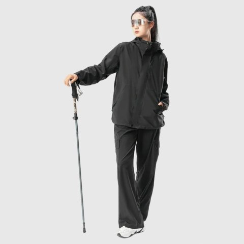 Kijek trekkingowy Qunature nordic walking aluminiowy 110 - 130 cm 1 szt. - brązowy