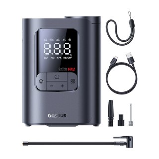 Pompka bezprzewodowa Baseus GoTrip VA1 kompresor 150 PSI 7500 mAh - ciemnoszara