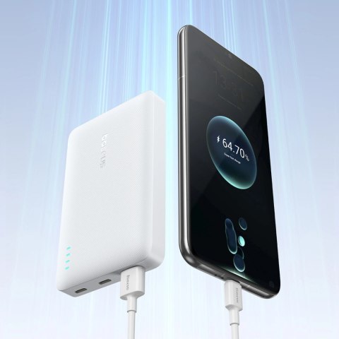 Powerbank Baseus EnerFill FP21 10000mAh 22.5W USB-A - USB-C - biały