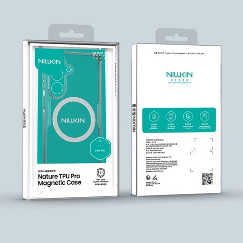 Etui Nillkin Nature TPU Pro kompatybilne z MagSafe na Samsung Galaxy S26+ - białe