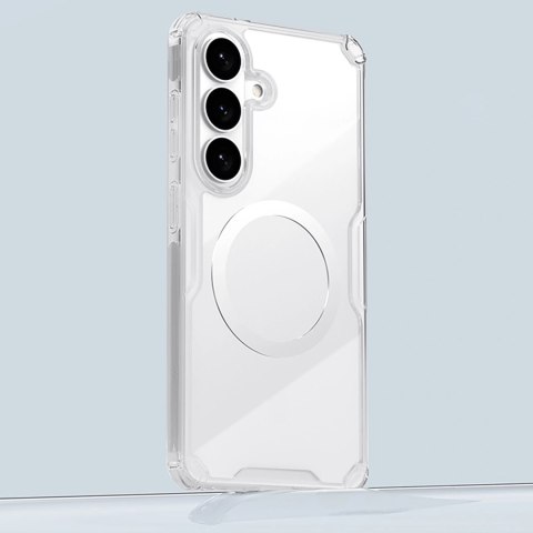 Etui Nillkin Nature TPU Pro kompatybilne z MagSafe na Samsung Galaxy S26 - białe