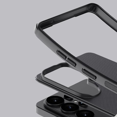 Etui Nillkin Super Frosted Shield Pro Magnetic kompatybilne z MagSafe na Samsung Galaxy S26 Ultra - czarne