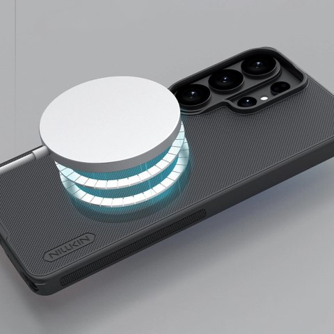 Etui Nillkin Super Frosted Shield Pro Magnetic kompatybilne z MagSafe na Samsung Galaxy S26 Ultra - czarne