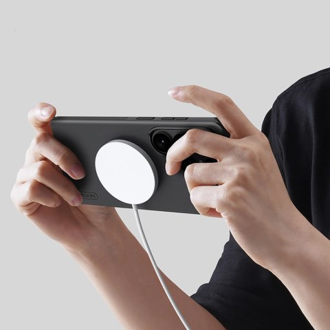 Etui Nillkin Super Frosted Shield Pro Magnetic kompatybilne z MagSafe na Samsung Galaxy S26 Ultra - czarne