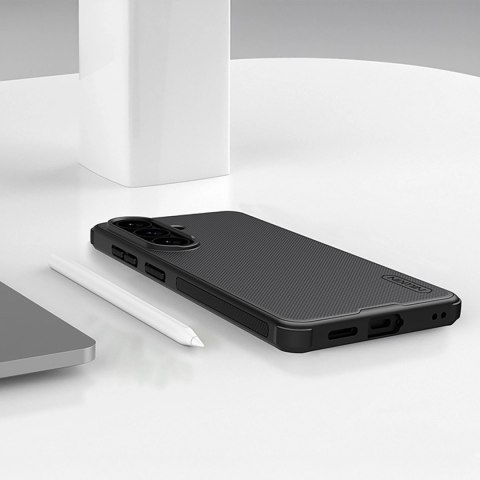 Etui Nillkin Super Frosted Shield Pro Magnetic kompatybilne z MagSafe na Samsung Galaxy S26 - czarne