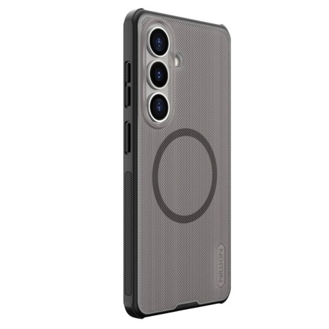 Etui Nillkin Super Frosted Shield Pro Magnetic kompatybilne z MagSafe na Samsung Galaxy S26 - półprzezroczysto-czarne