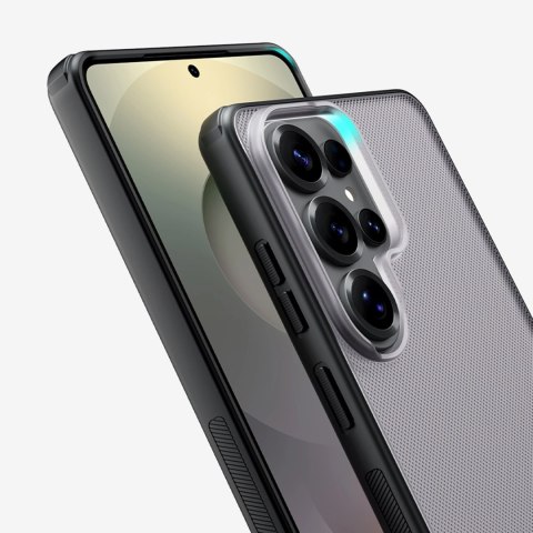 Etui Nillkin Super Frosted Shield Pro na Samsung Galaxy S26 Ultra - półprzezroczysto-czarne