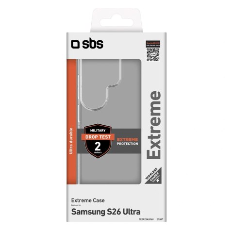 Etui SBS Extreme X2 na Samsung Galaxy S26 Ultra - przezroczyste