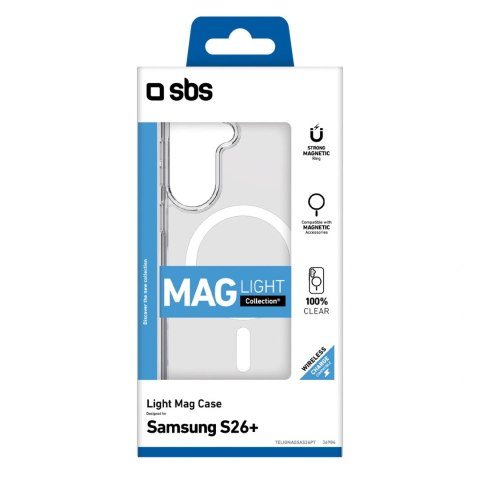 Etui SBS Light Mag na Samsung Galaxy S26 Plus kompatybilne z MagSafe - przezroczyste