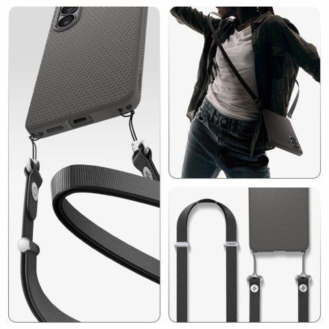 Etui Spigen Liquid Air Mag MagSafe na Samsung Galaxy S26 - szare