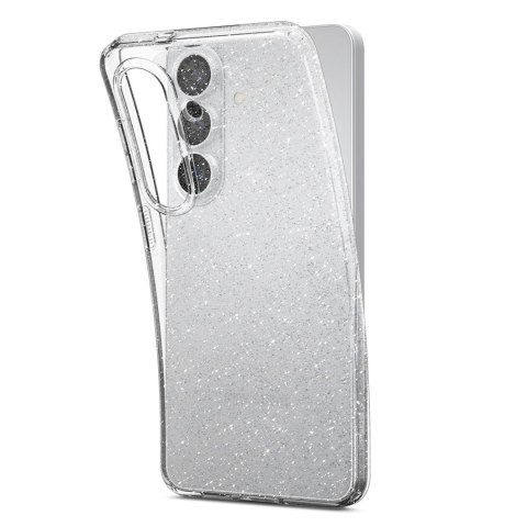 Etui Spigen Liquid Crystal Glitter na Samsung Galaxy S26 - brokatowo-przezroczyste