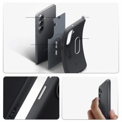 Etui Spigen Nano Pop Mag MagSafe na Samsung Galaxy S26 - czarne