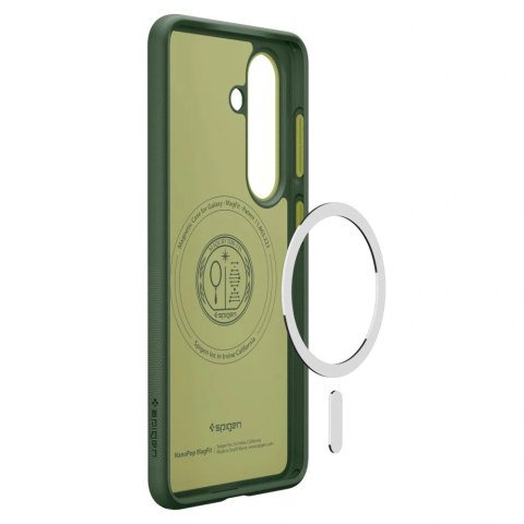 Etui Spigen Nano Pop Mag MagSafe na Samsung Galaxy S26 - zielone