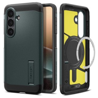 Etui Spigen Tough Armor Mag MagSafe na Samsung Galaxy S26 - zielone