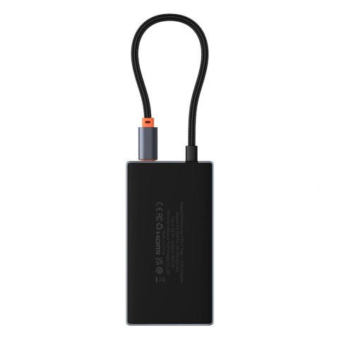Hub USB-C Baseus PioneerJoy 4xUSB-A 3.0 - szary