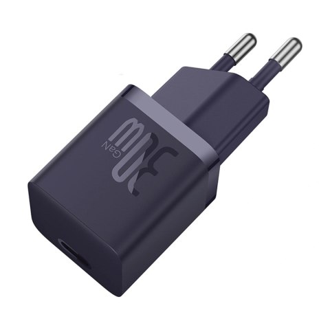 Ładowarka sieciowa Baseus GaN5 30W USB-C EU - fioletowa