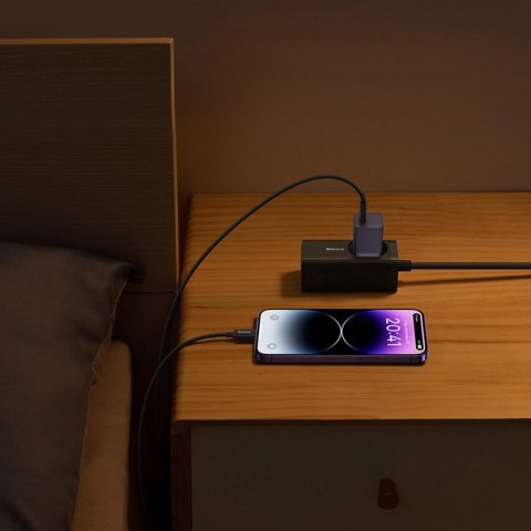Ładowarka sieciowa Baseus GaN5 30W USB-C EU - fioletowa