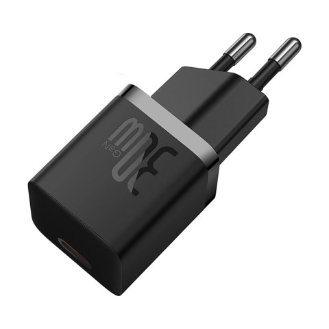 Ładowarka sieciowa Baseus GaN5 30W z kablem 100W USB-C do USB-C - czarna