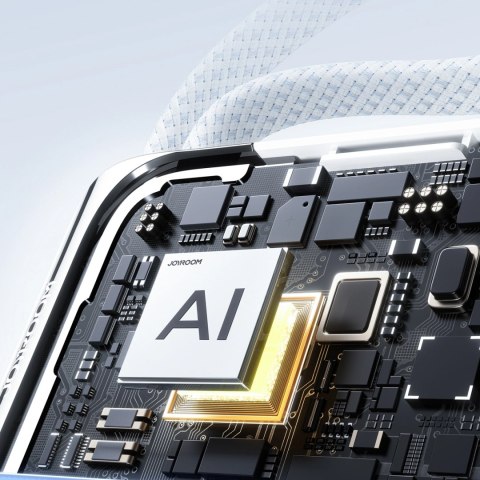 Powerbank Joyroom JR-PBF27 Pro 10000mAh 30W z wbudowanym kablem USB-C i dodatkowym dwukierunkowym kablem USB-C - Lightning - bia