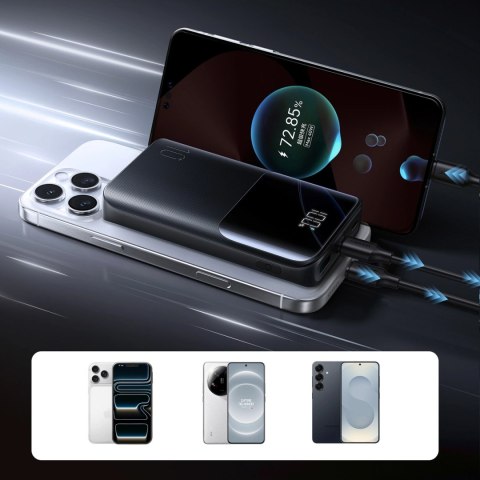 Powerbank Joyroom JR-QP191 Star Series Mini 10000mAh 22,5W z wyświetlaczem cyfrowym - czarny